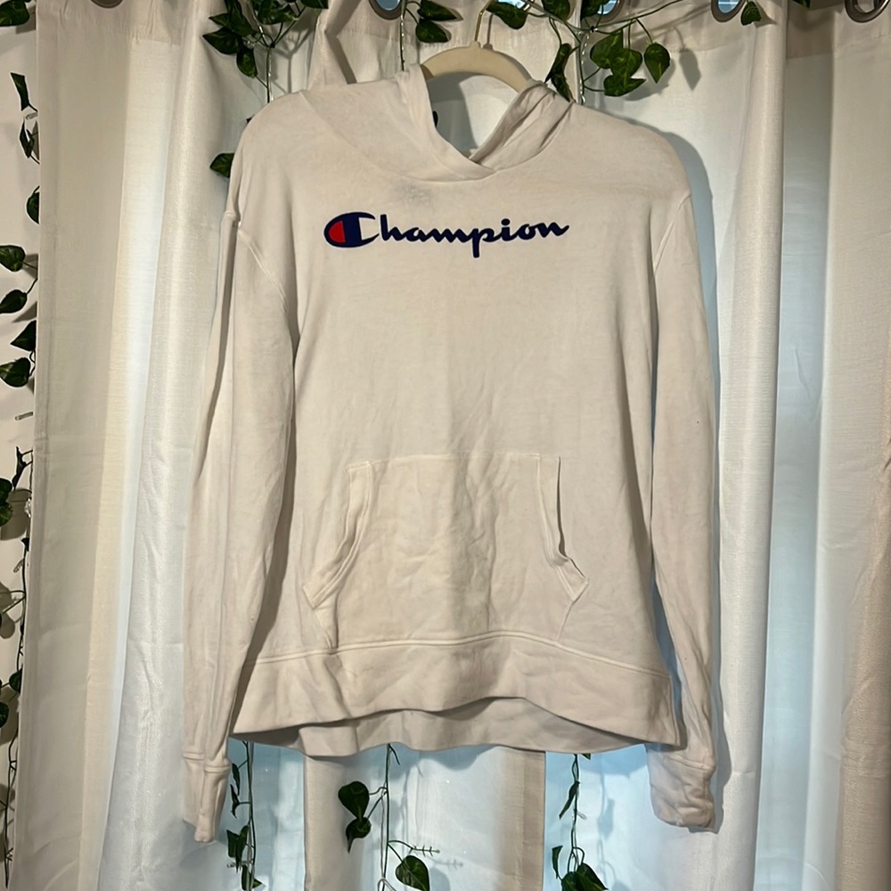 White Champion Long Sleeve